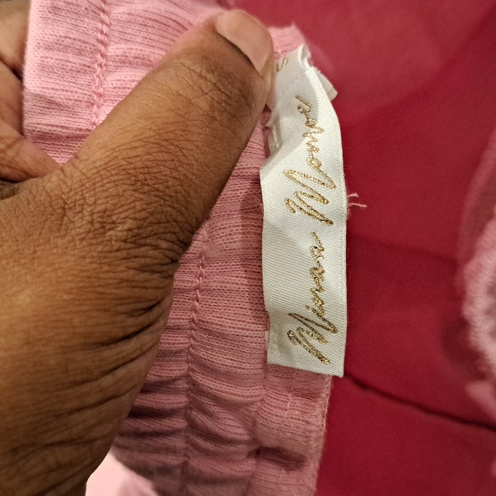 Minaa Monroe Pink Tassel Sweatpants - Picture 7 of 9